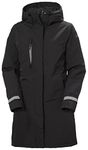 Helly Hansen Women's Adore Insulated Rain Coat, Black, L