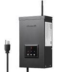 DEWENWILS Smart Low Voltage Landscape Transformer 300W, 3 Independent Outputs, 120V AC to 12V AC, Landscape Lighting Transformer with Schedule & Timer, Work with Alexa & Google Assistant