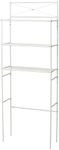 Zenna Home Bathroom Spacesaver, Alloy Steel, White