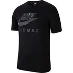 Nike Men's NSW Air Max T-Shirt, Black, L