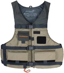 Stohlquist Fishing Life Jacket for Kids - Life Vest for Kayak Fishing, Boating, and Fly Fishing - USCG Approved PFD for Boys and Girls (75-125 lbs)