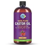 Us+ 20oz 100% Pure Castor Oil - Col
