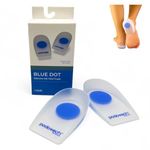 Silicone Gel Heel Cushion Pads for Heel Spurs & Plantar Fasciitis - Prescribed by NHS - Knee and Back Pain - Heel Cradling Gel Support and Shock Absorption - Professional Shoe Heel Pads