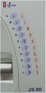 Janome J3-20 Sewing Machine – 20 Stitch, Lightweight Portable