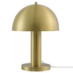 Novogratz x Globe Electric 65856 Olivia 12" Table Lamp, Matte Brass