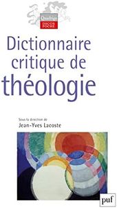Dictionnaire critique de théologie