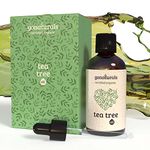 GONATURALS® Pure Tea Tree Oil for Skin, Hair & Body, Anti-Aging, Itch & Acne, Fragrance-Free, 100% Vegan Premium Oil for Hair Growth, Natural, Safe & Versatile for DIY Beauty, Made in Germany, 50ml