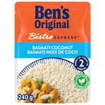 BEN'S ORIGINAL BISTRO EXPRESS Basmati Coconut, Flavoured Rice Side Dish, 240g Pouch