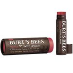 Burt's Bees 100% Natural Tinted Lip Balm, Hibiscus with Shea Butter & Botanical Waxes – 1 Tube x 4.25 g