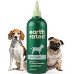 Earth Rated Coat-Specific 3-in-1 Short-Haired Dog & Puppy Shampoo, Conditioner & Deodorizer, Formulated to Moisturize and Tackle Shedding, Refreshing White Tea & Basil Scent, 473 ml.