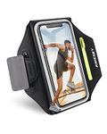 Running Armband [3D Design] with Key Pouch, Running Phone Holder for iPhone 15 14 13 12 11 Pro Max Plus, Samsung S24 S23 S22 S21 [Up to 6.9 Inch], Gym Workouts Sports Arm Band with Card Holder