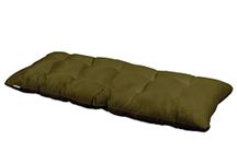 Vargottam Indoor/Outdoor Bench Cushion Water Resistant Tufted Patio Seating Lounger Bench Swing Cushion-51 L x 19.5" W x 5" H- Olive Green