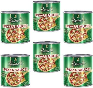 Pastorelli Pizza Sauce, Original Authentic Italian Pizza Sauce with Extra Virgin Olive Oil and Pecorino Romano Cheese Shredded, Since 1952 Family Pizza Sauce Recipe, 8 Ounce, 6-Pack