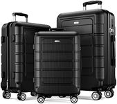 SHOWKOO Luggage Sets Expandable PC+