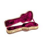 Crossrock Hard-Shell Wood Case for Soprano Ukuleles, Sponge Lining, Metal Feet, Storage Space, Deluxe Backpack Style, Vintage Tweed (CRW700SUTW-2)