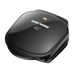 George Foreman 2-Serving Classic Plate Grill and Panini Press, Black, GR10B