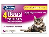(4 Pack) Johnsons Vet - 4 Fleas Cat Flea Tablets - 6 Tab