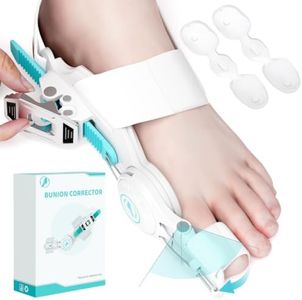 Kutain Upgraded Bunion Corrector for Women & Men, Orthopedic Bunions Correction with Non-Slip Big Toe Separators, Adjustable Bunion Splint Suitable for Left/Right Feet Bunion Relief(1PCS)