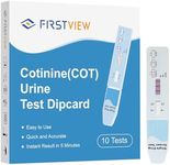 Nicotine Testing kit at Home - Highly Sensitive Nicotine Continine Tobacco Urine Test Strips Detection at 200 ng/ml - Accurate Rapid Nicotine Urine Test Kit [10 Pack]