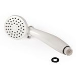 Camco RV Outdoor Shower Head | High Flow Shower Head | Conserve Water with Convenient On/Off Switch | White (44023)