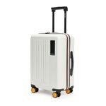 MOKOBARA The Transit Luggage Poly-Carbonate Hard Sided 8 Silent Ninja Wheels for Travelling (Still Loading Brownray, Cabin)