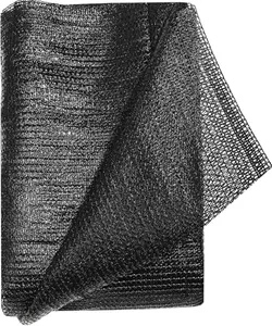 e.share Shade Cloth, 40%-50% Sunblock UV Protection, 20 FT X 50 FT can Custom Size Sun Mesh Net for Garden Plant Cover, Flowers and Greenhouse, Black