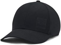 Under Armour Men's Iso-Chill ArmourVent Stretch Fit Hat, (002) Black / / Black, Large/X-Large