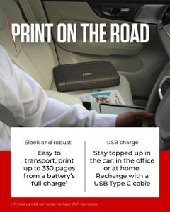 Canon PIXMA TR150 Wireless Portable Printer – Compact Inkjet