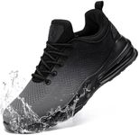 LARNMERN Men Non Slip Work Sneakers