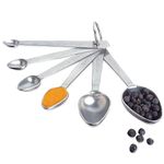 Amco 6-Piece Stainless Steel 'Professional Performance Super Six' Measuring Spoon Set