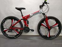 Little Champ APPGROW 26T Foldable Cycle with 21 Speed Gears (RED) 20 Inches, Unisex , Folding Bike
