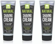 Pacific Shaving Company Natural Men's Shaving Cream, 7 Oz (3 Pack)
