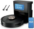 Shark AV2501AE AI Robot Vacuum with XL HEPA Self-Empty Base, Bagless, 60-Day Capacity, LIDAR Navigation, Perfect for Pet Hair, Compatible with Alexa, Wi-Fi Connected, Carpet & Hard Floor, Black