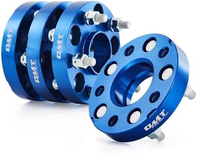Orion Motor Tech Hub Centric 5x114.3 Wheel Spacers, 1" Blue Wheel Spacers with M12x1.5 Studs Compatible with Honda Accord Honda Civic Honda CRV Acura RSX Acura TL, 64.1mm Bore Wheel Spacer Kit, 4pcs