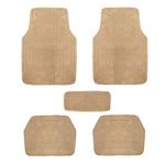 Vocado Carpet Beige Car Floor/Foot Mats for Audi A4 2.0L Tdi