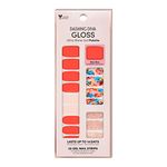 Dashing Diva Gloss Ultra Shine Gel Palette (Gingerbread Shoppe), Multicolor,Gold,Pink