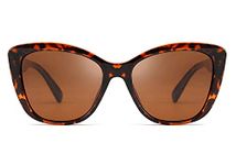 FEISEDY Polarized Vintage Sunglasses Square Jackie O Cat Eye Sunglasses B2451