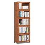 MoNiBloom Tall Narrow Bookcase with