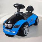 kidsROAR Baby Car - Push Ride On | Premium Push Toy with Music, Front & Rear Lights, 3D Colorful Lights, Supports Up to 100kg Car for Kids 1 Year to 5 Year (Blue)