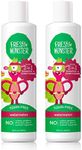 Fresh Monster 2-in-1 Kids Shampoo & Conditioner, Toxin-Free, Hypoallergenic, Tear-free Shampoo & Conditioner for Kids, Watermelon (2 Pack, 8.5oz/each)