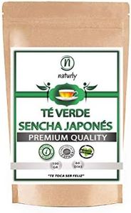 Té Verde Sencha Japonés 100% Natural y Orgánico. Potente Quemagrasas con Efecto Adelgazante y alto contenido de Antioxidantes (refuerza tu Sistema Inmunológico). Detox Té.