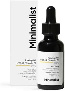 Minimalist Rosehip Oil with Vitamin C for Anti Aging & Glowing Skin | Fades Acne Marks & Scars & Reduces Photoaging | Pure & Cold Pressed | For Women & Men | 1 Fl Oz / 30 ml