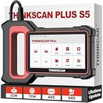 THINKCAR OBD2 Scanner Thinkscan Plus S5 Code Reader Scan Tool for ABS SRS Transmission Engine Car Diagnostic Scanner, Auto VIN, Battery Test, AutoAuth for FCA SGW, Lifetime Free Update