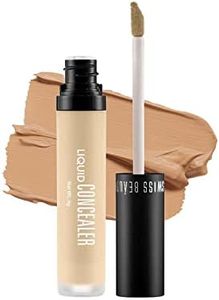 Swiss Beauty Liquid Light Weight Concealer With Full Coverage |Easily Blendable Concealer For Face Makeup With Matte Finish | Shade- Medium-Beige, 6g