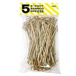 Happy Sales Bamboo Knot Skewers 5" 100 pc