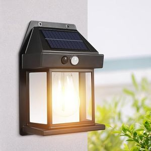 Solar Lights Outdoor, Motion Sensor Outdoor Lights, 3 Mode Sensor Solar Wall Lights for Patio, Garage, Shed, Deck, Entrance Front Door