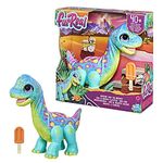 Hasbro furReal Snackin’ Sam The Bronto Interactive Animatronic Plush Toy, 40+ Sounds and Reactions, Ages 4 and up, F1739