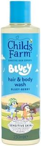 Childs Farm Kids Bluey Hair & Body Wash, Bluey-Berry | Tear-free, Gently Cleanses | Suitable for Dry, Sensitive Skin, 250ml