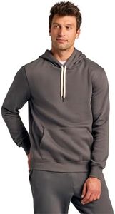 True Classic Hoodies for Men — Active Mens Hoodies, Soft Fleece Pullover & Zip-Up Men's Hoodie, Novelty Sweatshirts for Men – Fleece Pullover Hoodie, Pack of 1, Carbon, M