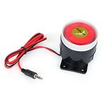 Taikuwu Wired Mini Siren for Home Office Shop Garage Security Alarm System Kit Warning Alarm Horn Siren 120db 12V/1M